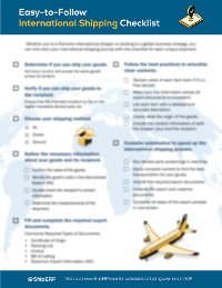 International Shipping Checklist preview-1